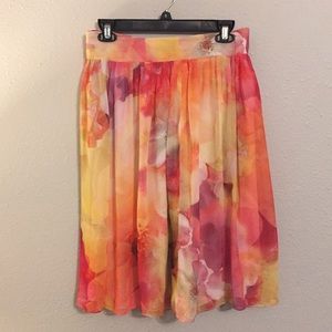 Liz Claiborne size 18W colorful skirt
